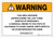 Warning: Prop 65 Aspirin during the last three months of pregnancy - Wall Sign