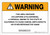 Warning: Prop 65 Ciclosporin (Cyclosporine) - Wall Sign