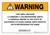 Warning: Prop 65 1,2 Dibromo-3-Chloropropane (DBCP) - Wall Sign