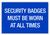 Security Badges Label