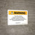 Warning: Prop 65 Di-N-Butyl Phthalate (DBP) - Wall Sign