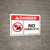 Danger: No Forklifts wish Icon ANSI - Wall Sign