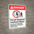 Danger: Permit Required Confined Space with Icon ANSI - Wall Sign
