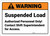 Warning: Suspended Load Authorized Personnel Landscape - Wall Sign