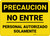 Caution: Authorized Personnel Do Not Enter Spanish Landscape - Wall Sign