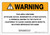 Warning: Prop 65 Ethylene Glycol Monomethyl Ether Acetate - Wall Sign
