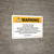 Warning: Prop 65 Glass Wool Fibers (When Inhalable and Biopersistent) - Wall Sign