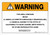 Warning: Prop 65 Medroxyprogesterone Acetate - Wall Sign