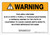 Warning: Prop 65 N-[4-(5-Nitro-2-Furyl)-2-Thiazolyl]Acetamide - Wall Sign
