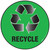 Recycle Green Floor Sign