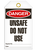 Danger Unsafe Do Not UseTags
