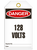 Danger 128 Volts Tags