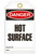 Danger Hot Surface Tags