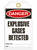 Danger Explosive Gas Tags
