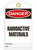 Danger Radioactive Tags