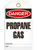 Danger Propane Gas Tags