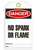 Danger No Spark Tags
