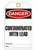 Danger Contaminated Lead Tags