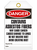 Danger Contains Asbestos  Fibers Tags