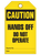 Caution Hands Off Tags