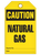 Caution Natural Gas Tags