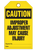 Caution Improper Adjustment May Cause Injury Tags