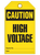 Caution High Voltage Tags