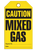 Caution Mixed Gas Tags