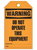 Warning Dno Equip Tags