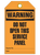 Warning Service Panel Tags