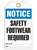 Notice Safety Foot Tags