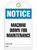 Notice Machine Down Tags