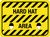 Hard Hat Area Floor Sign