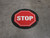 Floor Sign - Stop Sign with Black Background