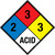 NFPA Diamond 704: 2-3-3 ACID - Wall Sign