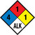 NFPA Diamond 704: 4-1-1 ALK - Wall Sign