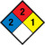 NFPA Diamond 704: 2-2-1 - Wall Sign