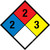 NFPA Diamond 704: 2-2-3 - Wall Sign