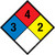 NFPA Diamond 704: 3-4-2 - Wall Sign