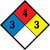 NFPA Diamond 704: 3-4-3 - Wall Sign