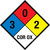 NFPA Diamond 704: 3-0-2 COR OX - Wall Sign