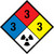 NFPA Diamond 704: 3-3-3 RAD - Wall Sign