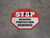 Stop - Hearing Protection Required - Floor Sign