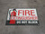 Fire Extinguisher - Do Not Block - Floor Sign