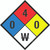 NFPA Diamond 704: 0-4-0 W - Wall Sign