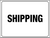 Shipping Area Sign -ws26016