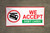 We Accept Debit Cards Banner