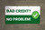Bad Credit No Problem White/Green Banner