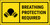 Breathing Protection Required Banner