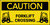 Caution Forklift Crossing Banner